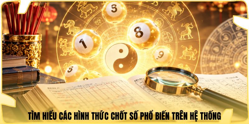 Tìm hiểu các hình thức chốt số phổ biến trên hệ thống